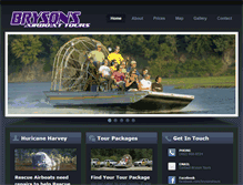 Tablet Screenshot of nebraskaairboattours.com